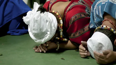 Priscila Zambotto/Getty Images Beans play a vital role in Candomblé, the country's most disseminated Afro-Brazilian religion (Credit: Priscila Zambotto/Getty Images)