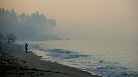 Getty Images Across southern India, sandy beaches are facing severe erosion (Credit: Getty Images)