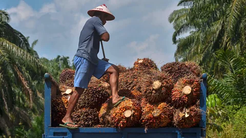 Getty Images Food that has palm oil or soya in it will have a higher carbon footprint than other vegetarian foods (Credit: Getty Images)