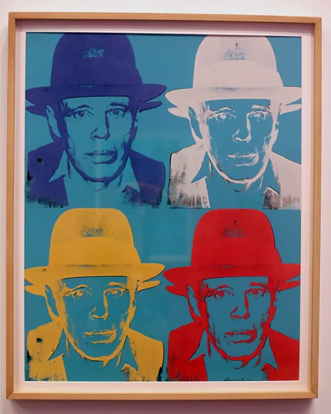 Alamy The artist Joseph Beuys, seen here in a Warhol portrait, was a pioneering force in green activism (Credit: Alamy)