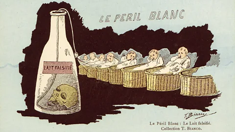 Getty Images At the turn of the 20th Century, adulterated milk was a concern in France as well as the US (Credit: Getty Images)