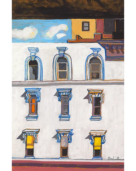 Estate of Alice Neel In View from the Artist's Window (1978), Alice Neel captured an image familiar with city dwellers (Credit: Estate of Alice Neel)