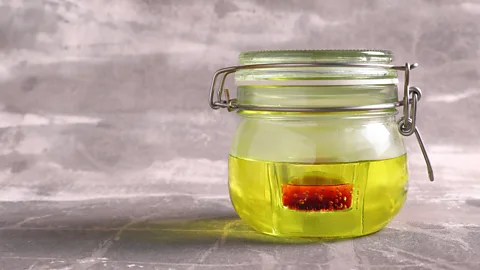 Getty Images Chlorine dioxide in jar (Credit: Getty Images)