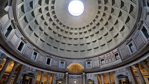 Athanasios Gioumpasis/Getty Images The Pantheon in Rome, Italy – the world's largest unreinforced concrete dome was built in the 2nd Century AD (Credit: Athanasios Gioumpasis/Getty Images)