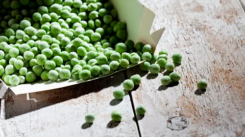Westend61/Getty Images Frozen peas and carton (Credit: Westend61/Getty Images)