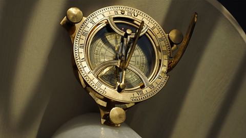 An astrolabe, used to find the direction of Mecca and navigate using the stars. 