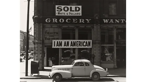 National Gallery of Art, Washington DC Dorothea Lange's 1942 shot of a Japanese-American-owned grocery store in Oakland, California (Credit: National Gallery of Art, Washington DC)
