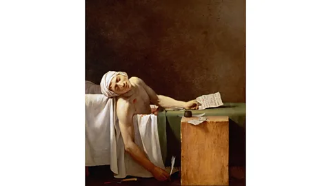 Alamy A 'propaganda painting', Death of Marat was widely shared in its time – and has become a meme today (Credit: Alamy)