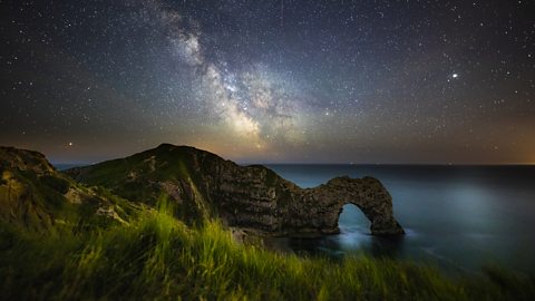 The Milky Way seen in the night sky