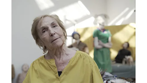 Nick Willing The artist Paula Rego pictured in her London studio in 2019 (Credit: Nick Willing)