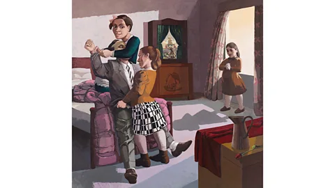 Paula Rego/Courtesy Marlborough Fine Art In The Family (1988), Rego mines her life story – her husband Victor struggled with multiple sclerosis for many years (Credit: Paula Rego/Courtesy Marlborough Fine Art)