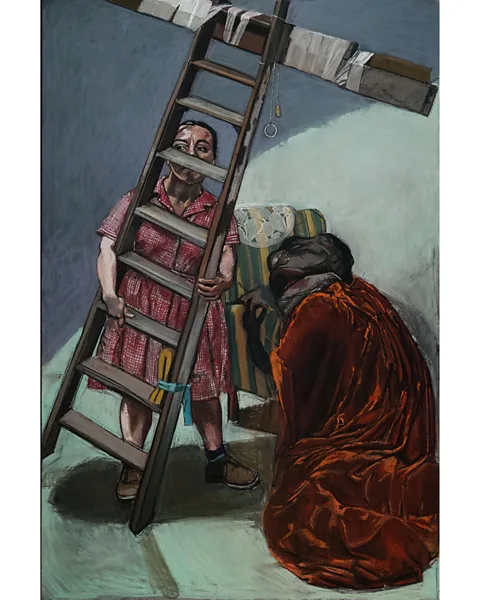 Collection Ostrich Arts Limited, courtesy of Victoria Miro, London/Venice/Paula Rego The Pillowman of 2004 is an interpretation of the play by Martin McDonagh (Credit: Collection Ostrich Arts Limited, courtesy of Victoria Miro, London/Venice/Paula Rego)