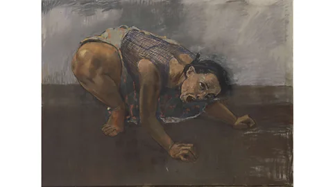 Paula Rego/private collection The unsettling 1984 series Dog Woman is among the works displayed at the Tate's major retrospective (Credit: Paula Rego/private collection)