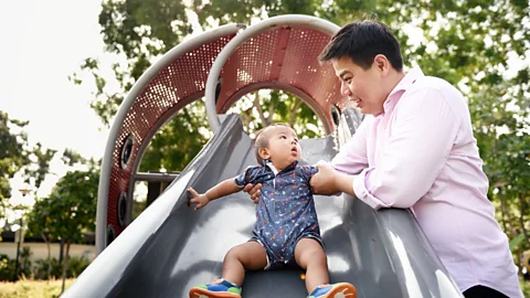 Getty Dads who take time off go on to have closer relationships with their kids, research shows (Credit: Getty)