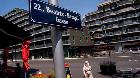 Joe Klamar/Getty Images A street in a suburb of Vienna, one of the cities that the "streetonomics" team studied (Credit: Joe Klamar/Getty Images)