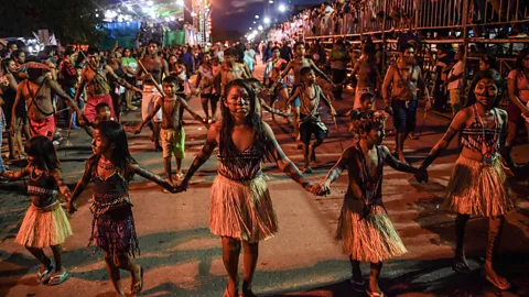 Getty Images Indigenous groups such as the Munduruku in Brazil have been badly affected by loss of their elders due in the Covid-19 pandemic (Credit: Getty Images)