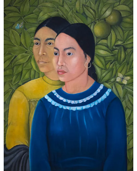 Alamy The influence of the Renaissance Old Masters is evident in Kahlo's 1928 painting Two Women (Portrait of Salvadora and Herminia) (Credit: Alamy)