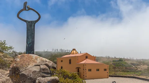 Richard Franks The Whistling Tree sculpture at Mirador de Igualero demonstrates the whistling technique (Credit: Richard Franks)
