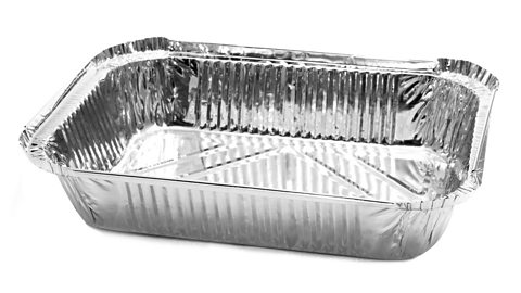 An aluminium foil tray