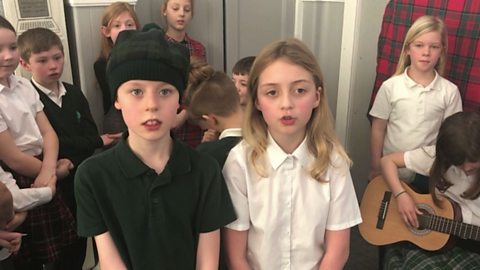 Newsround: Children from Edinburgh talk about Burns Night