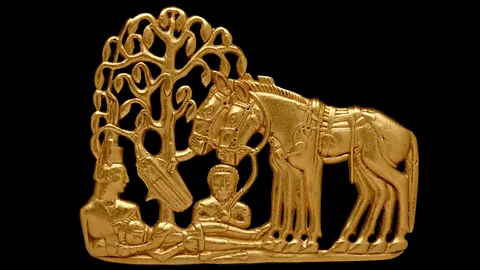 Hermitage Museum The Scythians of the 5th Century BC were warriors, and among the first known nomads (Credit: Hermitage Museum)