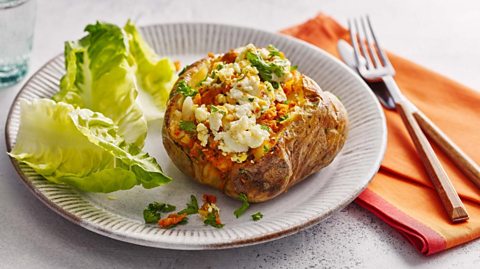 Click or tap for the recipe for this Indian-style baked potato