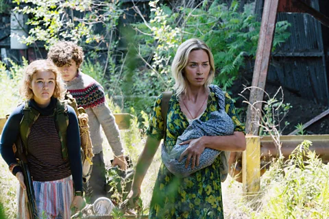 Alamy The Quiet Place franchise features a young heroine, Regan (Millicent Simmonds, left), whose deafness is a source of strength and empowers her (Credit: Alamy)