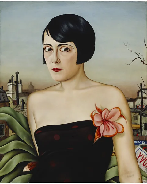 VEGAP, Bilbao, 2021 Christian Schad's Maika (1929), with her bobbed hair and sleeveless dress, shows a modern woman in control of her own image and body (Credit: VEGAP, Bilbao, 2021)