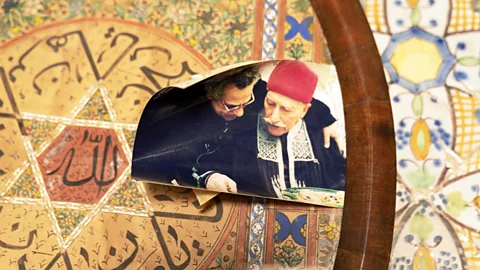 Elizia Volkmann Tunisian families donated family photographs and old magazines to Mohammed Bennani (Credit: Elizia Volkmann)