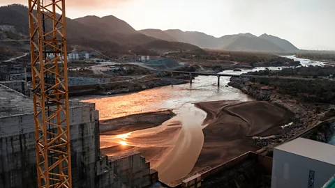 Eduardo Soteras/AFP/Getty Images Ethiopia's Grand Renaissance Dam on the Blue Nile has led to rising tensions with Egypt and Sudan who rely on the river downstream (Credit: Eduardo Soteras/AFP/Getty Images)