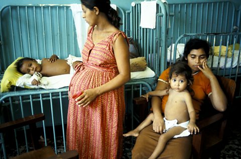 Older hospital in Managua, Nicaragua