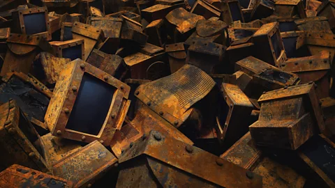 Alamy A pile of rusted computers (Credit: Alamy)