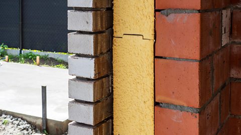 Foam insulation in between two walls