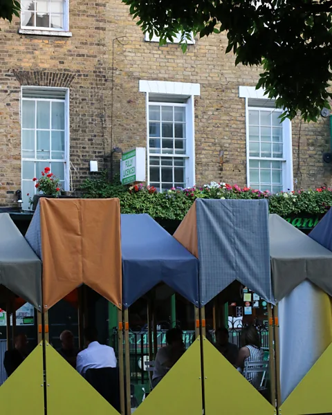 Ajay Shah Drummond Streatery is a new al fresco dining set-up that hopes to inject new life into the area (Credit: Ajay Shah)