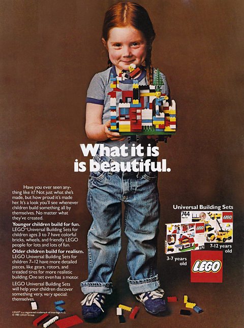Lego advert from 1981