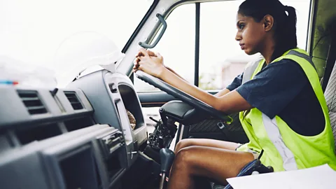 Getty Angry truck driver