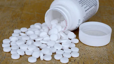 Alamy Taking NSAID drugs such as aspirin together with blood pressure medications and diuretics can lead to serious complications, including kidney failure (Credit: Alamy)