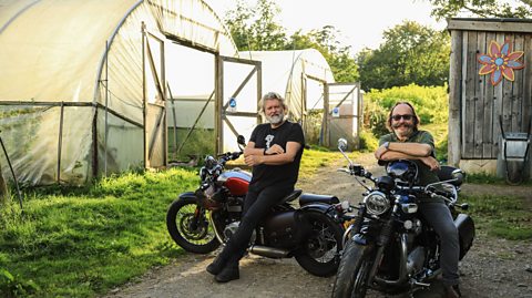 Hairy Bikers visit the Growing Well community farm in Cumbria