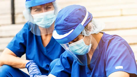 Getty Images Many essential workers aren’t just individually fed up with low pay and tough working conditions – they’re fed up en masse (Credit: Getty Images)