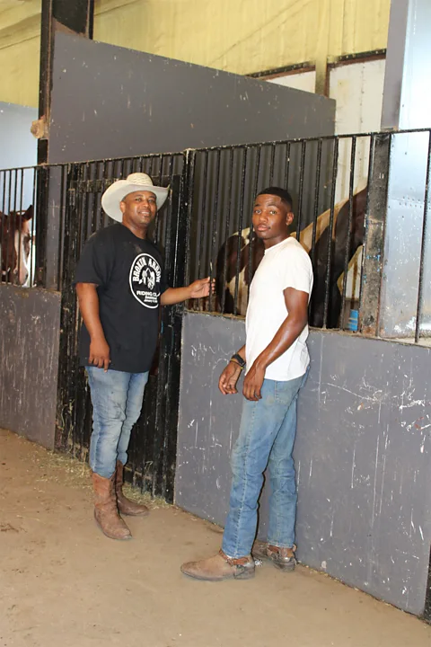 Amy Bizzarri Murdock's stable is beloved by Chicago's black cowboys, many of whom compete in local and national rodeos (Credit: Amy Bizzarri)