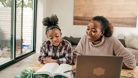 Getty Some parents feel that now they've proved remote working works, they want that flexibility to continue (Credit: Getty)