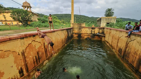 Vishal Bhatnagar/Getty Images Stepwells are not just useful for water storage but form an important focal point of communities and their heritage (Credit: Vishal Bhatnagar/Getty Images)
