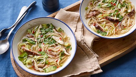 Mary's vegetable noodle soup bowl