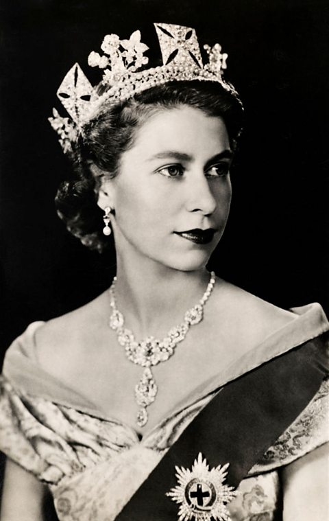 Portrait of Queen Elizabeth II in 1953.