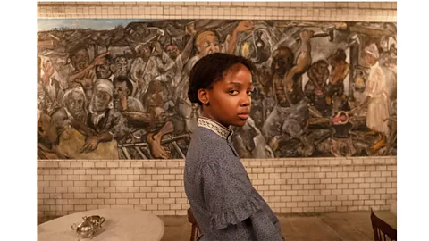 Alamy In The Underground Railroad, Cora (Thuso Mbedu) attempts to break free from slavery in the deep South (Credit: Alamy)