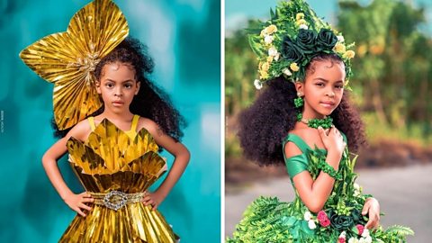 Meet eight year old Nigerian model June Alaare Wise - BBC News Pidgin