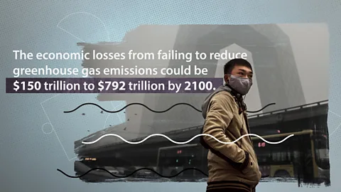 The cost of climate change far outweighs the cost of climate action (Source: Yi-Ming Wei et al. 2020/Nature, Credit: Adam Proctor/BBC)