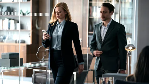 HBO The pitch-black Succession, which portrays the absurdity of the super-rich, has struck a chord with audiences (Credit: HBO)