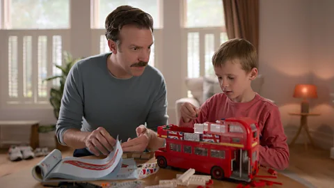 Apple TV+ International sensation Ted Lasso used a classic fish-out-of-water scenario to explore the pitfalls of toxic masculinity (Credit: Apple TV+)