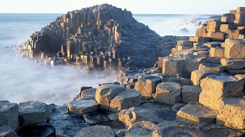 Giant's Causeway in County Amtrim, Northern Ireland